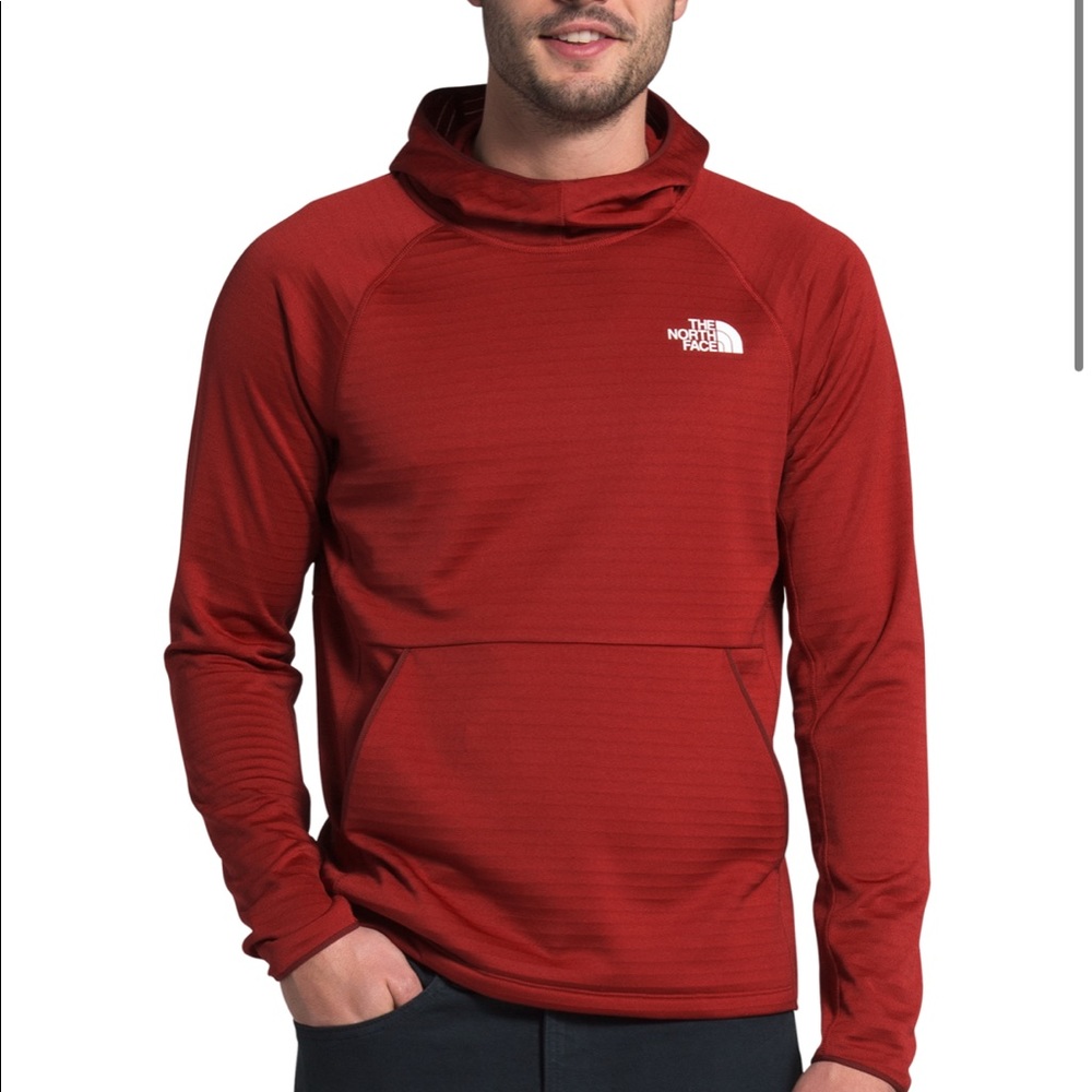 Men’s Echo Rock Hoodie Caldera red The North Face